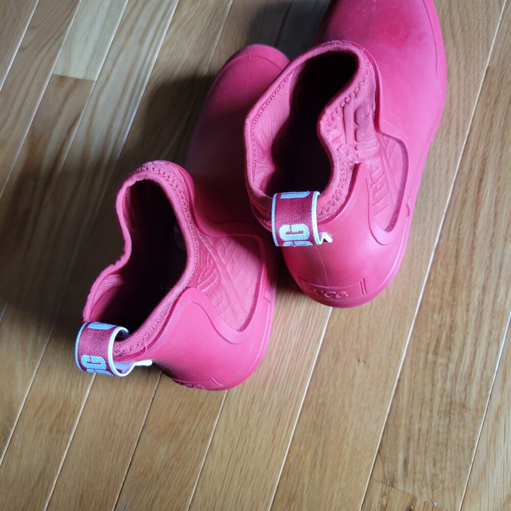 UGG red booties size 8